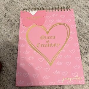 NWOT Juicy Couture spiral notebook